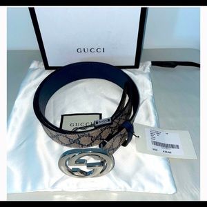 Gucci supreme belt- Authentic size 90/36